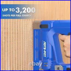 20V Cordless Brad Nailer Drive 5/8'' Nails, 2 in 1 Staple Gun Nail Gun Batter