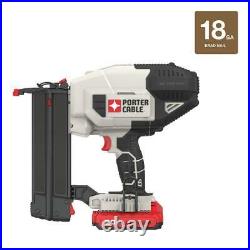 20-Volt MAX Lithium-Ion 18-Gauge Cordless Brad Nailer with Battery 1.5 Ah and