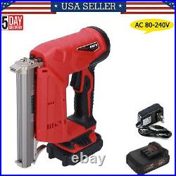 21V Cordless Nailer with Battery and Charger Adjustment for DIY Construction
