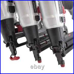 3 Pack Pneumatic Nail and Staple Guns 16 and 18 Gauge Adjustable Exhaust