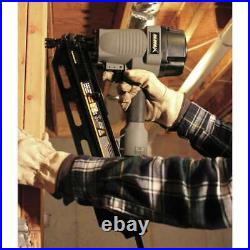 Air Powered Nail Gun Dual Framing Nailer Mode Trigger Home Improvement Repair US