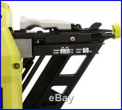 Angled Nailer Cordless Air Nail Gun Finish Trim 18 Volt 15-Gauge Ryobi ONE+ Tool