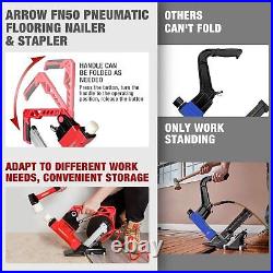 Arrow 3-in-1 Pneumatic Flooring Stapler/Nailer 15.5/16GA Floor Nail Gun withMallet