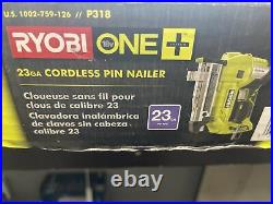 BRAND NEW Ryobi P318 23Ga Cordless Pin Nailer (Tool Only)