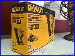 DEWALT DCN650D1 20V Cordless Nailer 15GA Angled Finish Nailer Kit Brand New