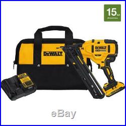 DEWALT DCN650D1 Cordless Nailer Kit with Battery and Charger New Free Ship