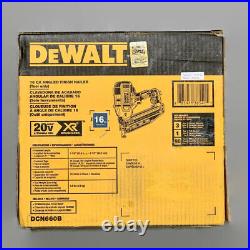 DEWALT DCN660B 20V MAX Li-ion Cordless Angled 16-Gauge Finish Nailer TOOL ONLY
