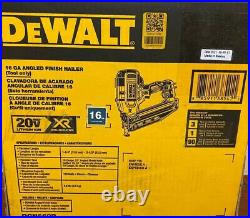 DEWALT DCN660B 20-V MAX XR Lithium-Ion Cordless Angled Finish Nailer Tool-Only