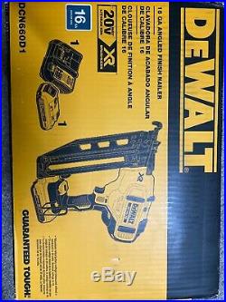 DEWALT DCN660D1 20V 16-Gauge Angled Finish Nailer Kit (Battery incl.) Nail Gun