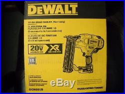 DEWALT DCN680B 20V MAX XR 18 Gauge Brad Nailer Tool Only NEW