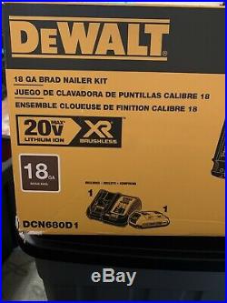 DEWALT DCN680D1 20V Cordless Nailer Kit