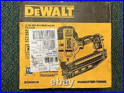 DeWALT DCN660B 20V MAX XR 16-Gauge 1-1/4 2-1/2 Angled Finish Nailer NIB FS