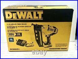 DeWALT DCN660D1 16-Gauge 20-Volt 2-1/2-Inch Cordless Angled Finish Nailer