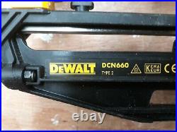DeWalt DCN660N 18v XR Brushless Second Fix Nailer Nail Gun Bare Unit Used