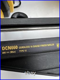 Dewalt 20V MAX XR 16-Gauge Angled Finish Nailer Cordless DCN660B (Tool Only)