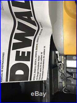 Dewalt DC616 18V Cordless 16 Ga Gauge Straight Nailgun Finish Nailer Case Manu