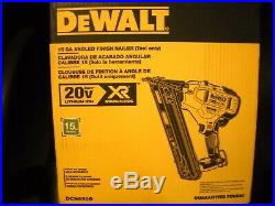 Dewalt DCN650B 20V MAX XR 15 GA Cordless Angled Finish Nailer Trim Gun NEW