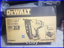 Dewalt DCN660D1 16ga Angled Finish Nailer Battery Powered Nail Gun Brand New