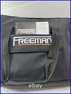 Freeman Pneumatic Finishing Nailer Kit Air Nail Gun Anodized Aluminum (4-Piece)