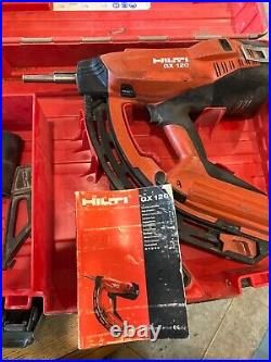Hilti GX 120 Fully Automatic Gas Actuated Nailer Nail Gun Fastening in Case