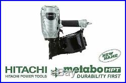 Hitachi METABO HPT NV90AGS NEW 16-Degree 3-1/2 Coil Air Framing Nailer Nail Gun
