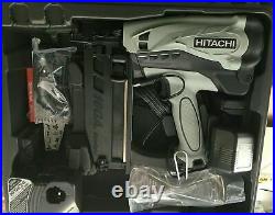 Hitachi NT65GS 2-1/2 Gas Powered 16GA Finish Nailer Full Kit + Car charger 2019