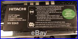Hitachi NV83A5 Coil Framing Nailer Nail Gun with Rafter Hook New in Box