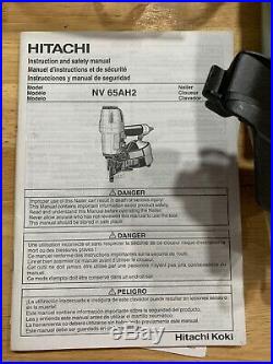 Hitachi Nv65ah2 Coil Nailer 2-1/2 Siding Nail Gun