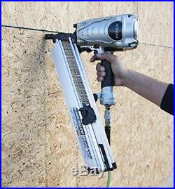 Hitachi Pneumatic Framing Air Nail Gun Clipped Head Nailer Tool 30 Degree