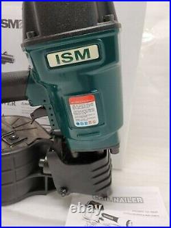 ISM Commercial Pneumatic 15 Degree Coil Siding Nailer Nail Gun 1 3/4 TO 2 3/4