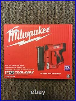 M12 12-Volt 23-Gauge Lithium-Ion Cordless Pin Nailer (Tool-Only) New