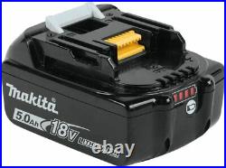 Makita DBN500 18v Brad Nailer Cordless 18 Gauge In Makpac Case Star 5AH Battery