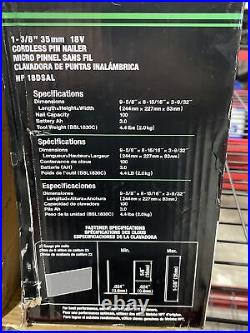 Metabo NP18DSAL HPT 18V Cordless 1-3/8 inch 23-Gauge Pin Nailer Kit -3.0Ah Batt