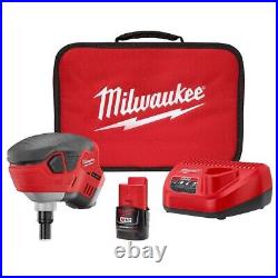 Milwaukee 2458-21 M12 Cordless Palm Nailer Kit-Battery/Charger/Bag Included