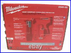 Milwaukee 2540-20 Cordless Pin Nailer 12V Tool Only 23 GA