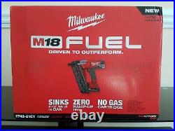 Milwaukee 2742-21CT M18 Fuel 16 Gauge Angled Finish Nailer Kit 18v Brushless