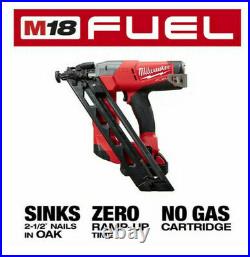 Milwaukee 2743-20 M18 Fuel 18V 15-Gauge Angled Finish Nailer (Tool-Only)