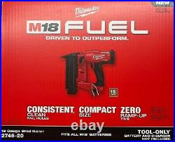 Milwaukee 2746-20 18 Gage 18 volt Cordless Brad Nailer Nail Gun (bare tool)