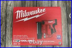 Milwaukee M12 Cordless Compact Pin Nailer 23 Gauge 12 Volt Lithium-Ion Tool Only