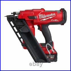 Milwaukee M18FFN-502C 18v Fuel Framing Nailer 2 5.0Ah Batteries and Charger Case