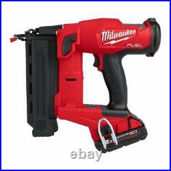 Milwaukee M18FN18GS-202X 18v 2nd Fix Nailer Fuel 18g Nailer 2 Batteries Charger