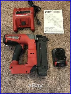 Milwaukee M18 2740-20 Fuel Brad Nailer Kit. Includes charger and 2.0 battery