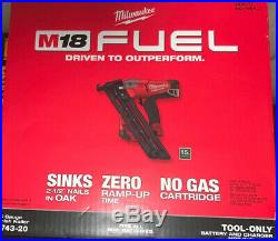 Milwaukee M18 FUEL 15 Ga Brushless Finish Nailer 2743-20