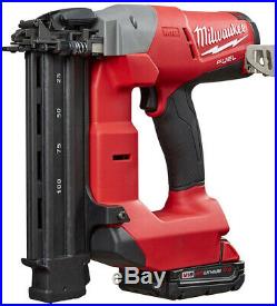Milwaukee M18 FUEL 18v Cordless 18-Gauge Brad Nailer Kit With (1)Battery Charger