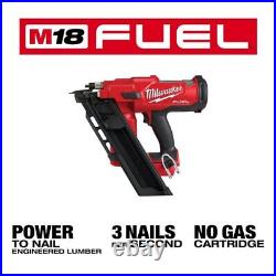 Milwaukee Tool 2745-20 M18 Fuel 30-Degree Framing Nailer (Tool Only)
