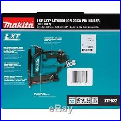 NAIL GUN Makita XTP02Z 23 Gauge 18V LXT Lithium-Ion Cordless Pin Nailer NEW