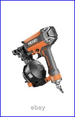 NEW- Ridgid R175RNF 1-3/4 in. Pneumatic Coil Roofing Nailer Nail Gun WITH OIL