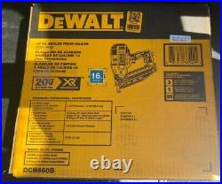 (New) DEWALT DCN660B 20V MAX 16GA Angled Cordless Finish Nailer (Tool only)