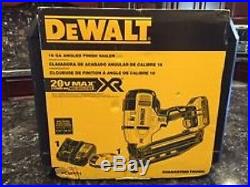 New Dewalt Dcn660d1 20v Max Cordless 16ga 20 Deg Angled Finish Nailer Kit Sale