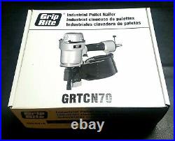 New GripRite 15 Degree 2 3/4 Industrial Pallet Nailer Pneumatic Air Nail Gun